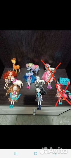 Кукла enchantimals (19 шт) есть редкие