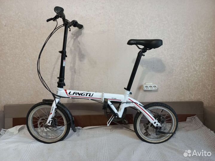 Складной велосипед langtu под ремонт