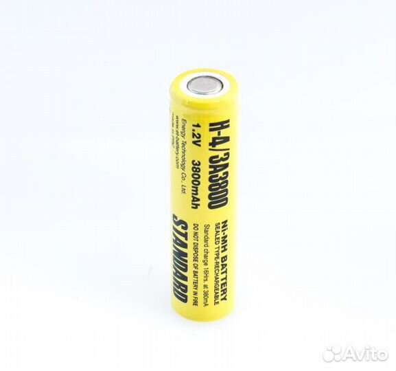 Аккумулятор ET H-4/3A3800 (1.2В, 3800мАч, Ni-Mh )