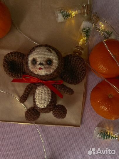 Мягкая вязанная игрушка