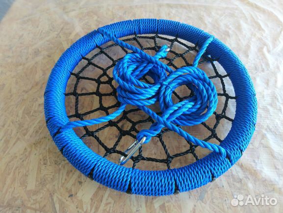 Качели «Гнездо» Хит 60см Синие