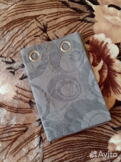 Штора на люверсах. Бу