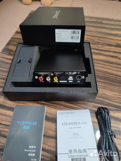Цап Topping E30 II Duo AK4493 32bit,768kНz,DSD512