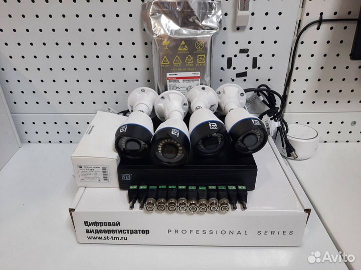 Камеры видеонаблюдения (с установкой)