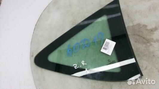 Стекло кузова боковое заднее правое peugeot 407 (6