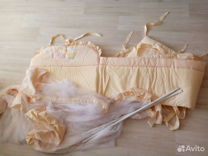 Бортик в кроватку, одеяло детское