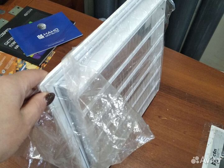 Жалюзийная решетка,30*30 наружная встраиваемая