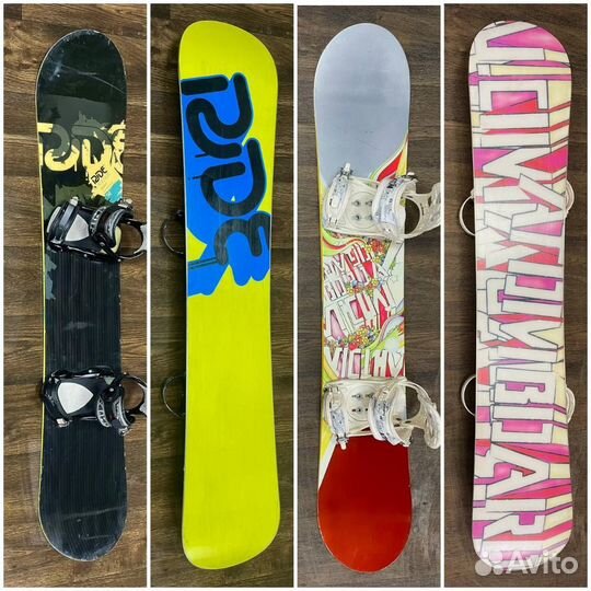 Сноуборды с креплениями 152-153