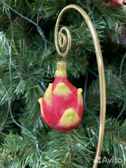 Елочные игрушки. Стекло. Польша Драконья ягода