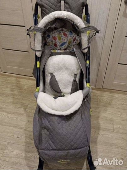 Санки коляска ника
