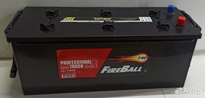Аккумулятор 140Ah R+ 900A FireBall (513х189х223мм)