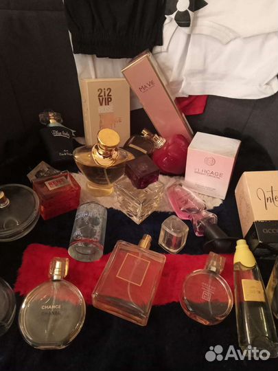 Парфюмерия духи остаток