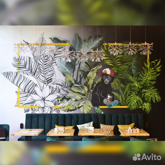 Роспись стен. Барельеф. Живопись