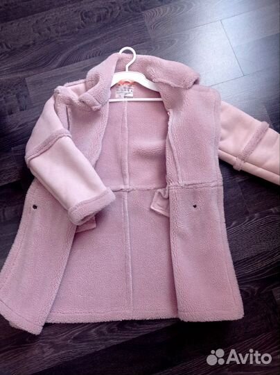 Дублёнка и шапочка демисезон