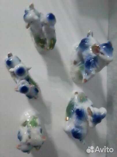 Старинные фарфоровые статуэтки СССР одним лотом