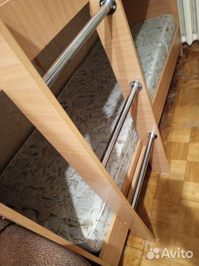 Двухъярусная кровать бу с матрасами