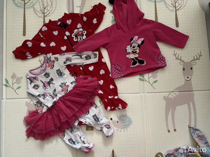 Пакет вещей на девочку 6-9 месяцев
