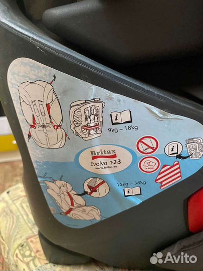 Автокресло britax romer evolva 1 2 3