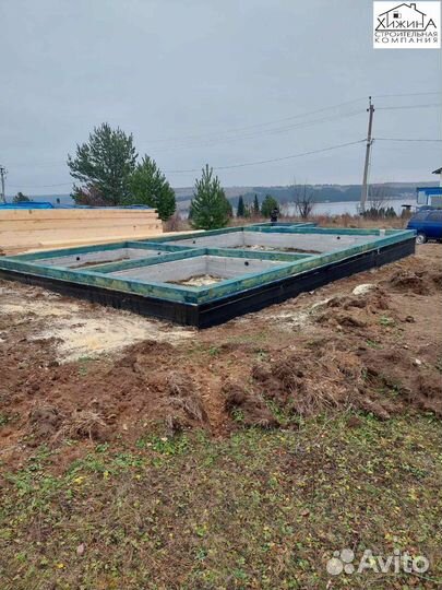 Строительство домов из бруса 6х9м. с крыльцом