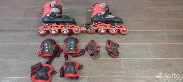 Детские ролики раздвижные 33-36