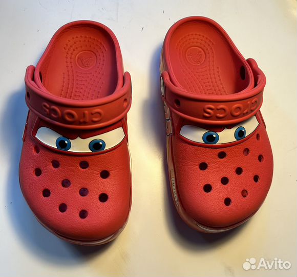 Сабо crocs с10 lightning mcqueen