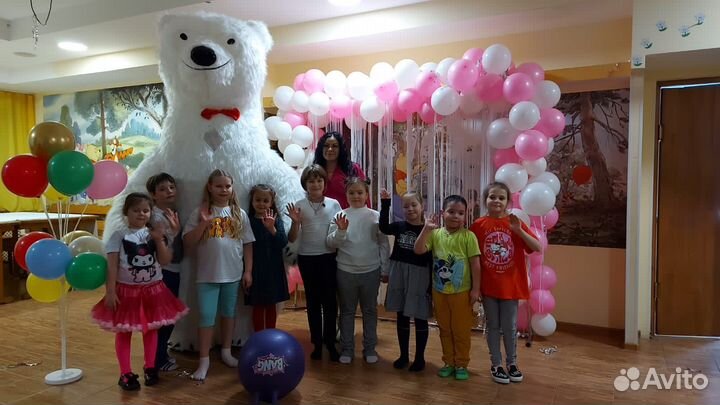 Надувной костюм медведя