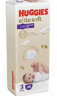 Трусики Huggies Elite Soft 3 р 48 шт.,4р-38шт