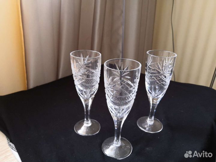 Хрустальные бокалы СССР