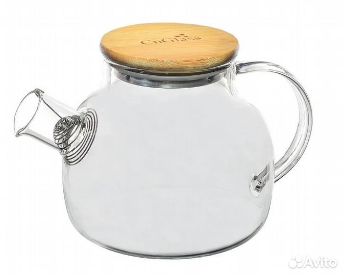 Чайник заварочный CnGlass стеклянный 900мл