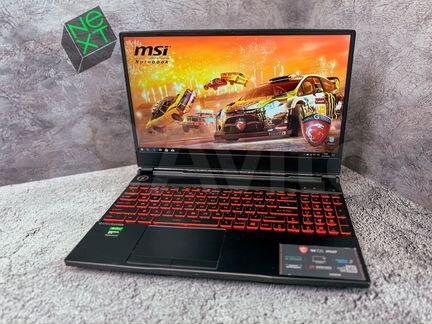 Игровой ноутбук MSI: Intel i7 + GTX 1660 Ti