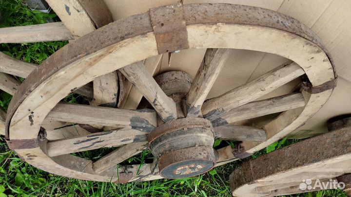 Колëса деревянные от телеги 19век