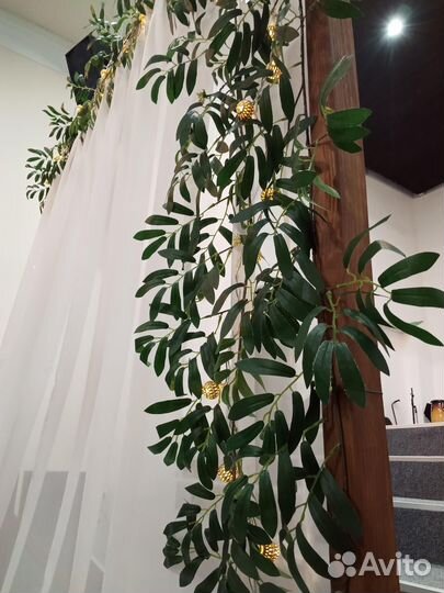 Лиана эвкалипт 150 см/Декор для дома/ Искусственна