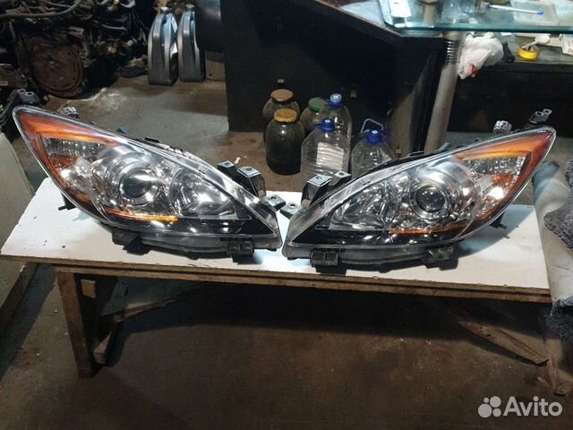 Передняя правая фара галоген мазда 3 bl
