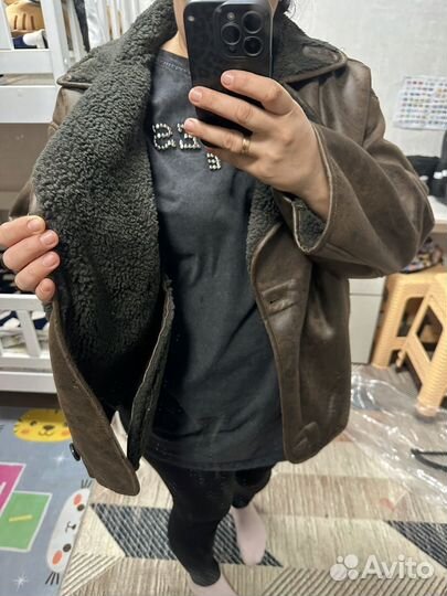 Дубленка женская zara