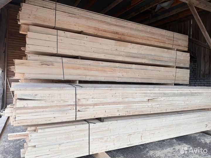 Доска обрезная, строганная