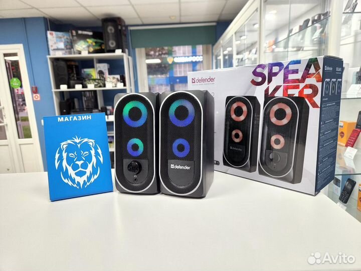 Колонки Defender Solar 2 8W для компьютера (вр80)