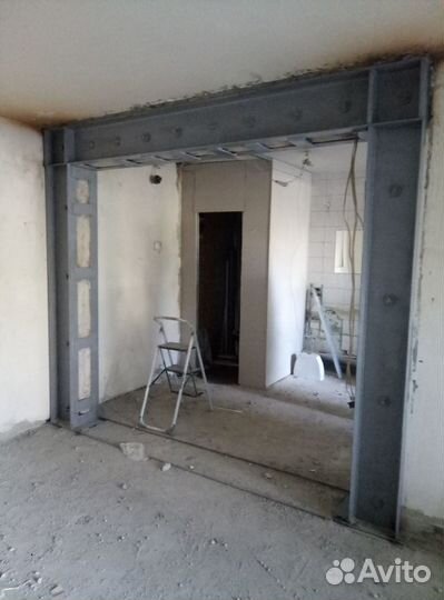 Демонтаж, Перепланировка, Резка проёмов