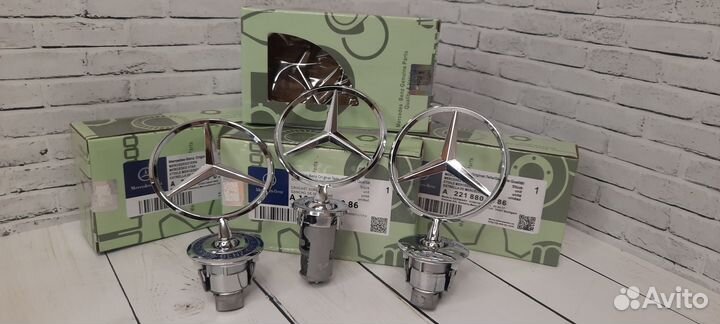 Значок эмблема звезда на капот мерседес