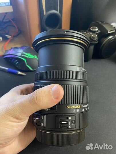 Объектив Sigma 17-50 2.8 Canon Ef s