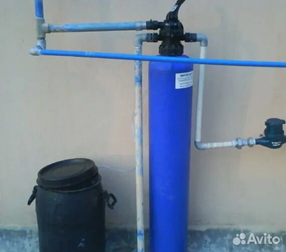 Очистка воды из скважины для коттеджа умягчения