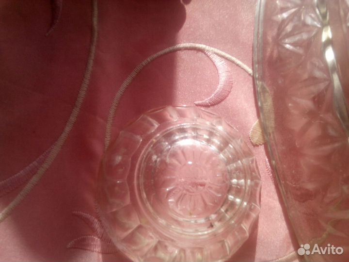 Селедочница стекло СССР