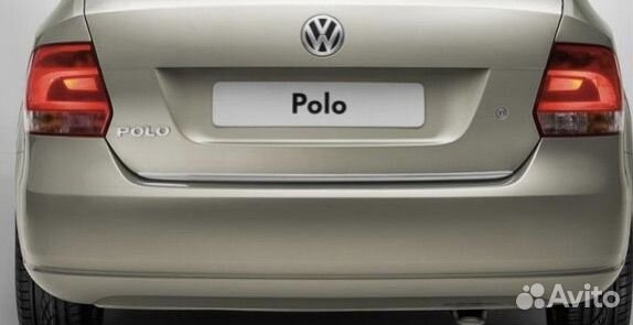 Бампер задний на Volkswagen Polo V 2010-2015