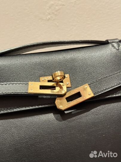 Hermes kelly pochette сумка