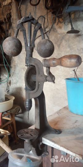 Сверлильный станок до электрической эпохи