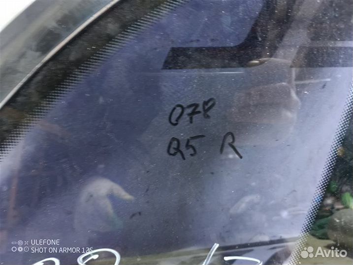 Стекло кузовное заднее правое Audi Q5 8R 3.0 CCW