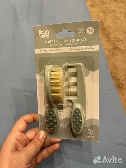 Детская щеточка с расческой Roxy-kids