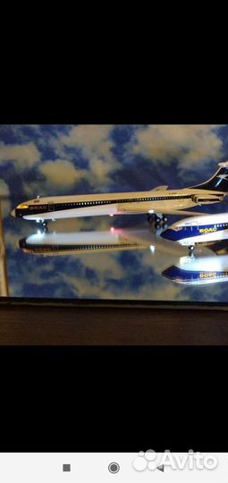 Модель самолёта DC-7;VC-10.Уникальные