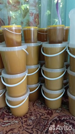 Мёд три литра 1200 личная пасека