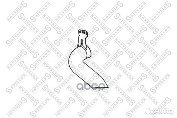 82-03743-SX труба глушителя задняяScania P/R-S