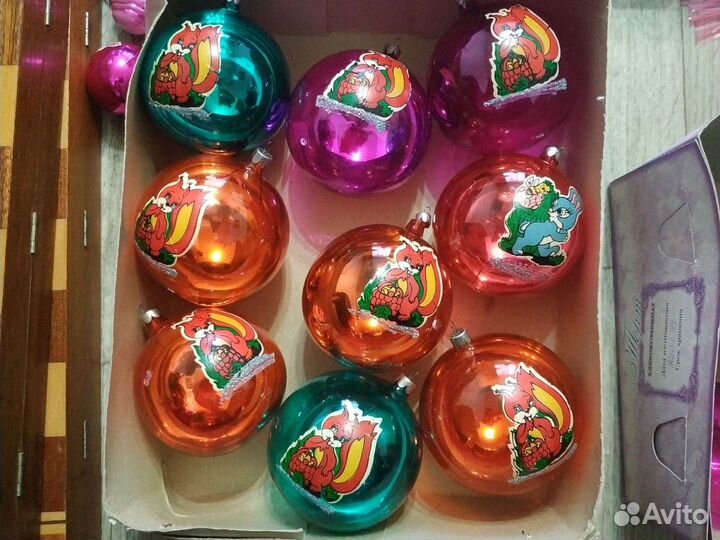 Шары ёлочные игрушки СССР